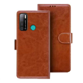Tecno Spark Power 2 flip cover | Tecno LC8 flip cover | Brown
