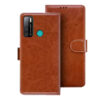Tecno Spark Power 2 Air flip cover | Tecno LC7 flip cover | Brown