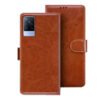 VIVO V21 flip cover | Vivo V2050 flip cover | Brown