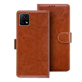 VIVO Y31s flip cover | Vivo V2054A flip cover | Brown