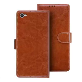 VIVO Y55L flip cover | Vivo 1603 flip cover | Brown