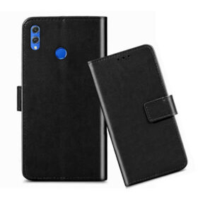 Honor 8X flip cover / JSN-L42 flip cover / JSN-L22 flip cover / Black