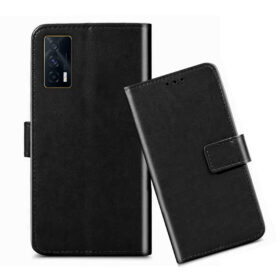 IQOO 7 5G flip cover / I2012 flip cover / Black