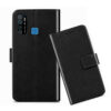 Infinix Hot 9 flip cover / Infinix X655C flip cover / Black