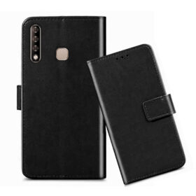 Infinix Smart 3 Plus flip cover / Infinix X627V flip cover / Black