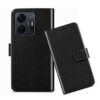 Iqoo Z6 Pro 5G flip cover / 12126 flip cover / Black