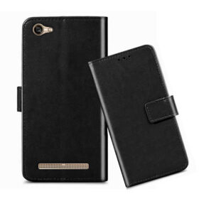 Lava A77 flip cover / A77T flip cover / Black