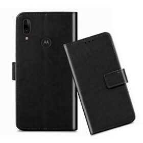 Moto E6s flip cover / XT2053 flip cover / XT2053-2 flip cover / Black