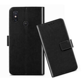 Moto One Power flip cover / P30 Note flip cover / XT1942-2 flip cover / Black