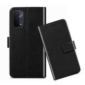 OPPO A74 5G flip cover / CPH2263 flip cover / Black