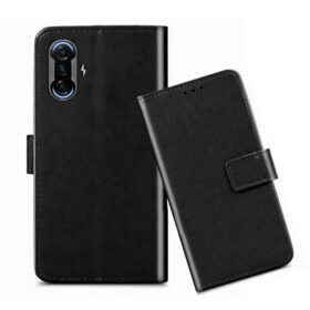Poco F3 GT 5G flip cover / MZB09C5IN flip cover / Black
