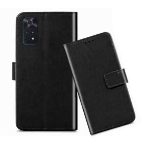 Poco M4 Pro flip cover / MZB0BGVIN flip cover / 21091116AG flip cover / Black