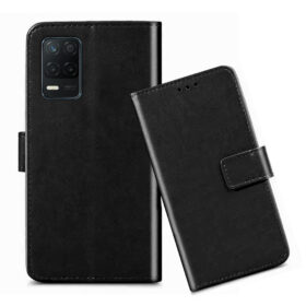 REALME 8 flip cover / RMX3085 flip cover / Black