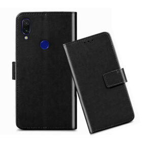 Redmi 7 flip cover / M1810F6LG flip cover / M1810F6LH flip cover / Black