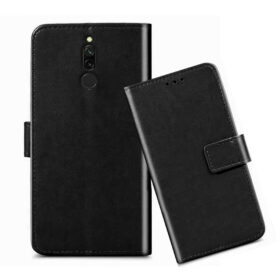 Redmi 8 flip cover / MZB9072IN flip cover / M1908C3IC flip cover / Black