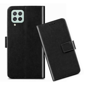 Samsung A22 flip cover / SM-A225F flip cover / Black