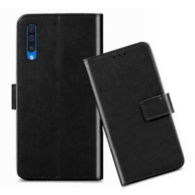 Samsung A60 flip cover / SM-A606F flip cover / Black