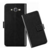Samsung J7 flip cover / SM-J700F flip cover / Black