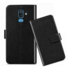 Samsung J8 flip cover / SM-J810G flip cover / Black