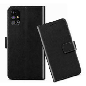Samsung M31s flip cover / SM-M317F flip cover / Black