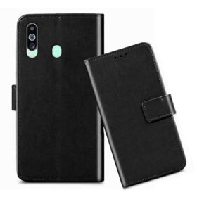 Samsung M40 flip cover / SM-M405F flip cover / Black