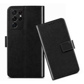 Samsung S21 Ultra 5G flip cover / SM-G998B flip cover / Black