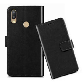 Tecno Camon I Air 2 plus flip cover / ID3K flip cover / Black