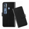 Tecno Spark 7 Pro flip cover / Tecno KF8 flip cover / Black