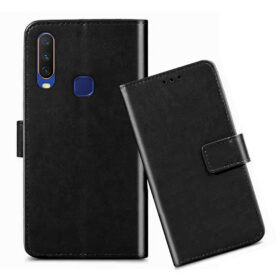 VIVO U10 flip cover / Vivo 1916 flip cover / Black
