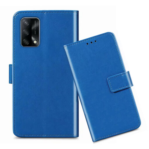 Realme F19 flip cover / CPH2219 flip cover / CHP2219 flip cover / Blue