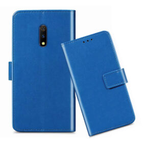 Realme X flip cover / RMX1901 flip cover / Blue
