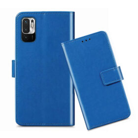 Redmi Note 10T 5G flip cover / M2103K19I flip cover / MZB09E1IN flip cover / Blue