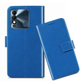Tecno Spark 8T flip cover / Tecno KG6P flip cover / Blue