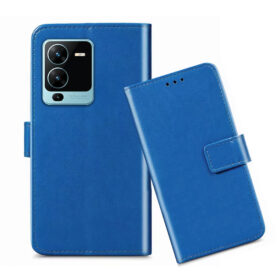 VIVO V25 flip cover / Vivo V2202 flip cover / Blue