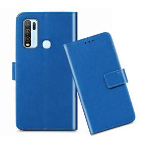 VIVO Y30 flip cover / 1938 flip cover / Blue