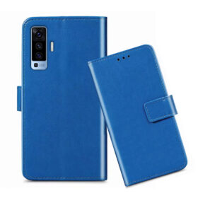 Vivo X50 flip cover / 2004 flip cover / Blue