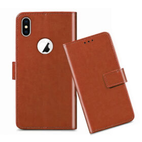 IPhone X flip cover / iphone X flip cover / Brown