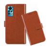 Infinix Note 11s flip cover / X698 flip cover / Brown