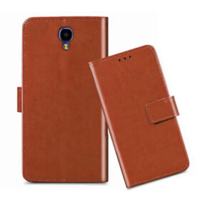 Infinix Note 4 flip cover / Infinix X572 flip cover / Brown