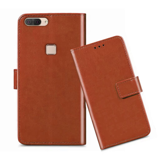 Lava Z90 flip cover / Z90 flip cover / Brown