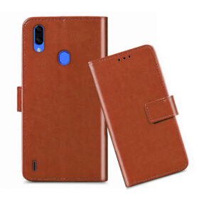 Lava Z93 flip cover / Z93 flip cover / Brown