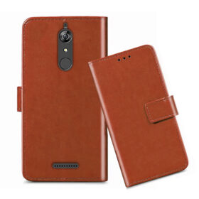 Micromax Infinty flip cover / HS2 flip cover / Brown
