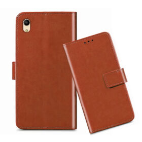 Mobistar C2 flip cover / C2 flip cover / Brown