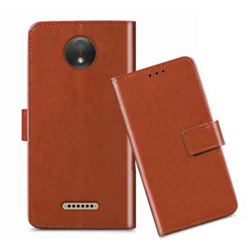 Moto C flip cover / Moto C flip cover / Moto C flip cover / Brown