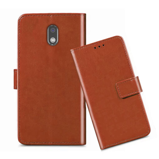 Moto E3 flip cover / Moto E3 flip cover / XT1700 flip cover / Brown