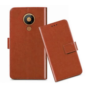 Nokia 5.3 flip cover / TA-1234 flip cover / Brown