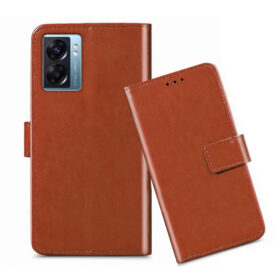 OPPO K10 5G flip cover / CPH2337 flip cover / Brown