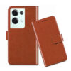 Oppo Reno 8 Pro flip cover / CPH2357 flip cover / Brown