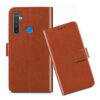 Realme 5 flip cover / RMX1911 flip cover / Brown