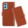 Realme 9i flip cover / Realme RMX3612 flip cover / Brown